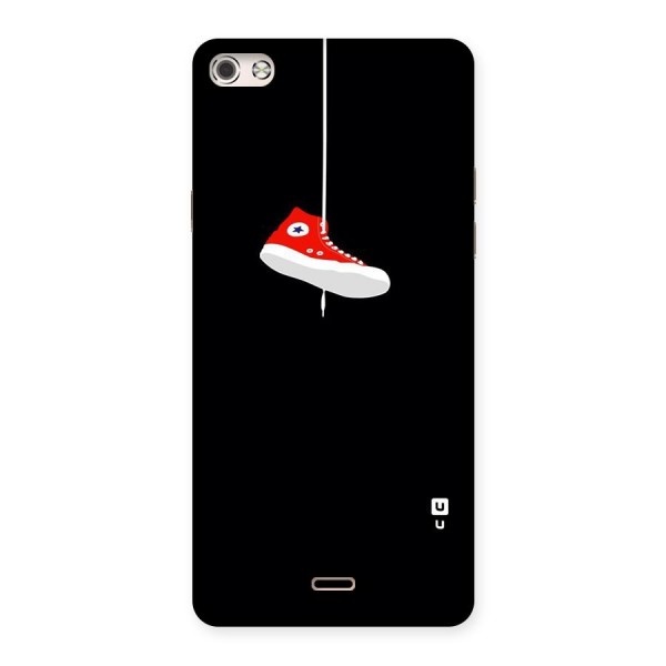 Red Shoe Hanging Back Case for Micromax Canvas Silver 5