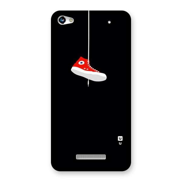 Red Shoe Hanging Back Case for Micromax Hue 2
