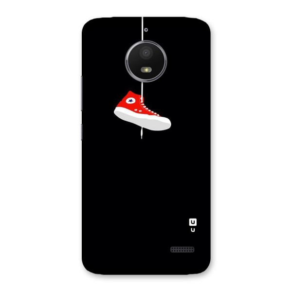 Red Shoe Hanging Back Case for Moto E4