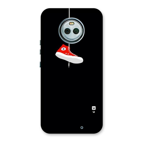 Red Shoe Hanging Back Case for Moto X4