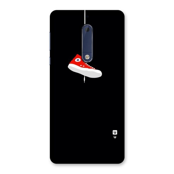 Red Shoe Hanging Back Case for Nokia 5