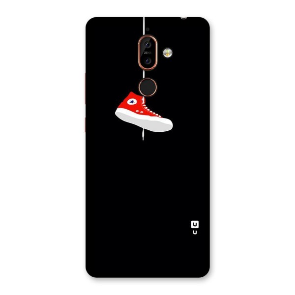 Red Shoe Hanging Back Case for Nokia 7 Plus