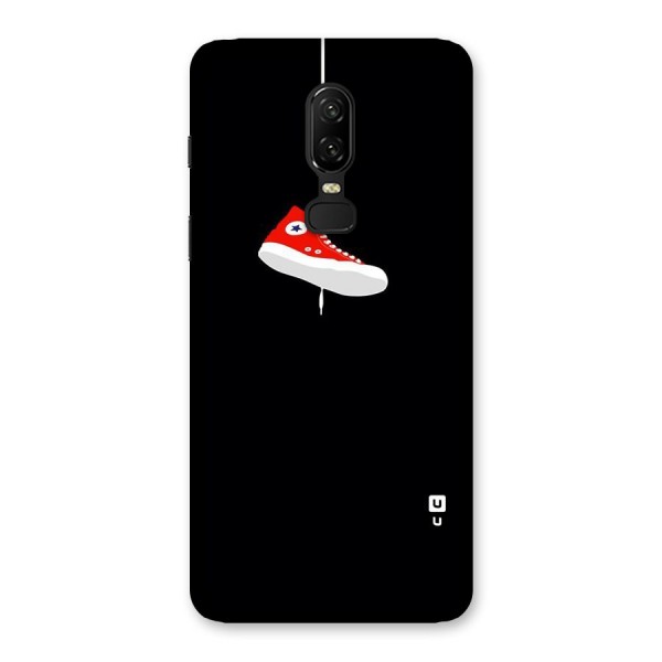Red Shoe Hanging Back Case for OnePlus 6