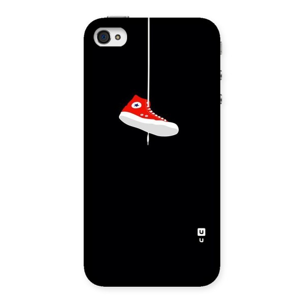 Red Shoe Hanging Back Case for iPhone 4 4s