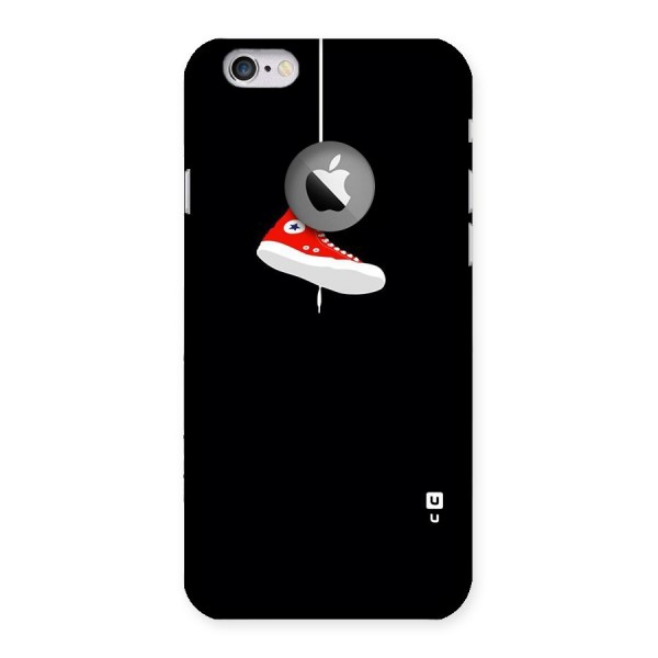 Red Shoe Hanging Back Case for iPhone 6 Logo Cut