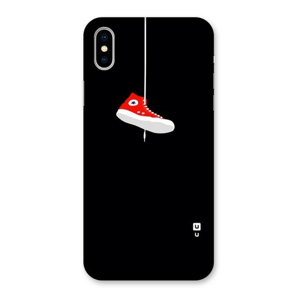 Red Shoe Hanging Back Case for iPhone X