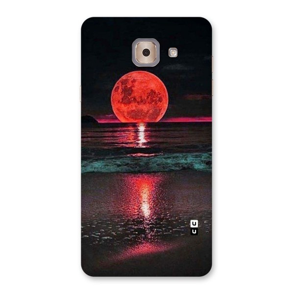 Red Sun Ocean Back Case for Galaxy J7 Max