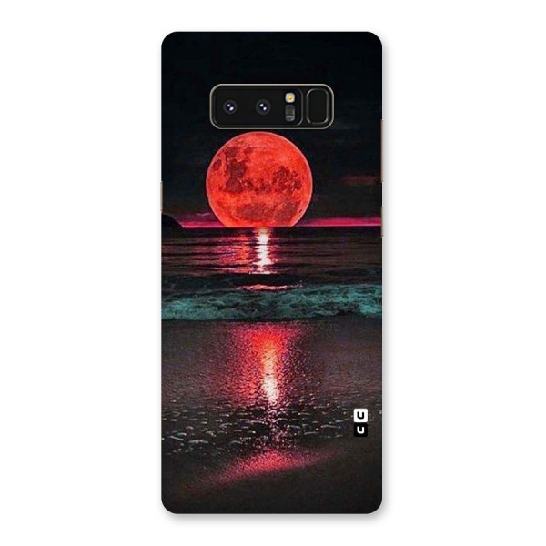 Red Sun Ocean Back Case for Galaxy Note 8