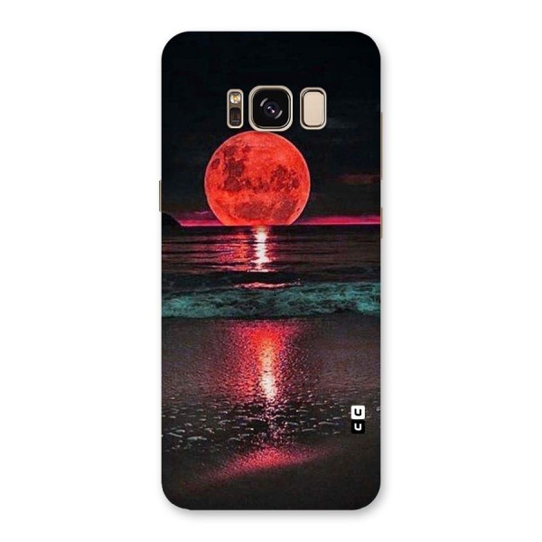 Red Sun Ocean Back Case for Galaxy S8