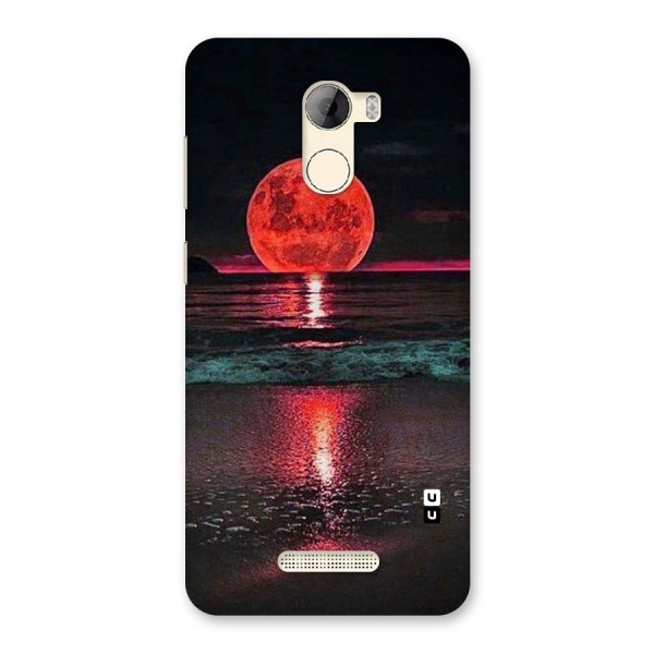 Red Sun Ocean Back Case for Gionee A1 LIte