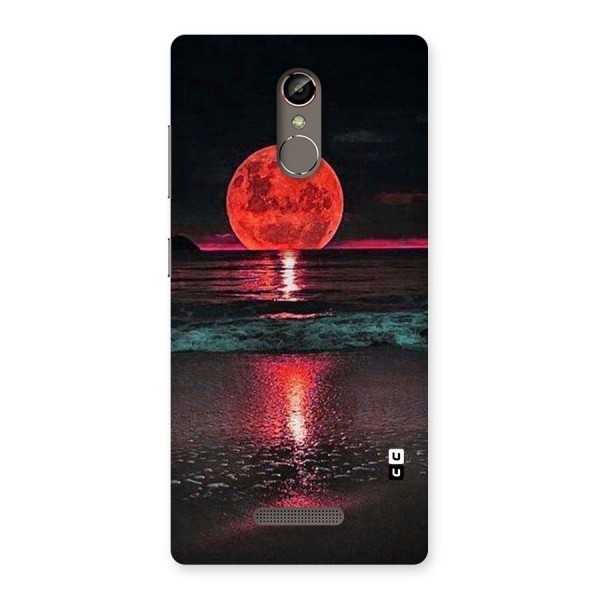 Red Sun Ocean Back Case for Gionee S6s