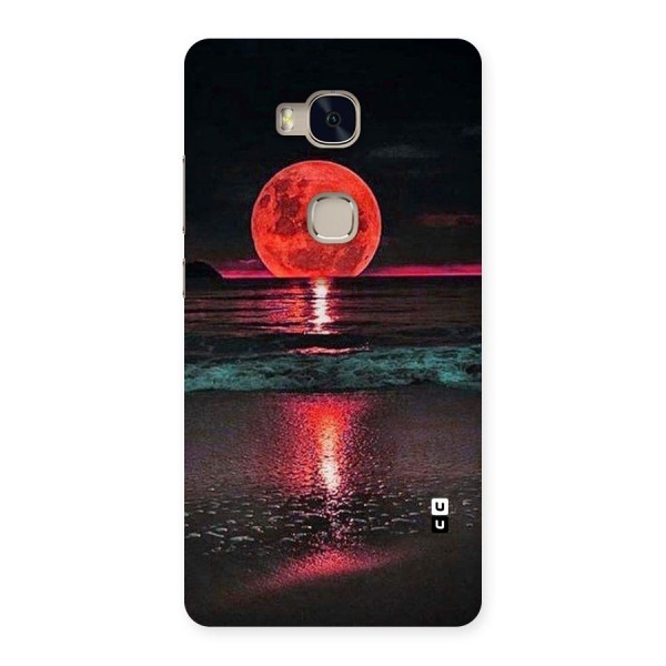 Red Sun Ocean Back Case for Huawei Honor 5X