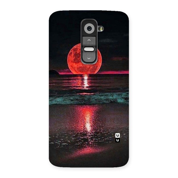 Red Sun Ocean Back Case for LG G2