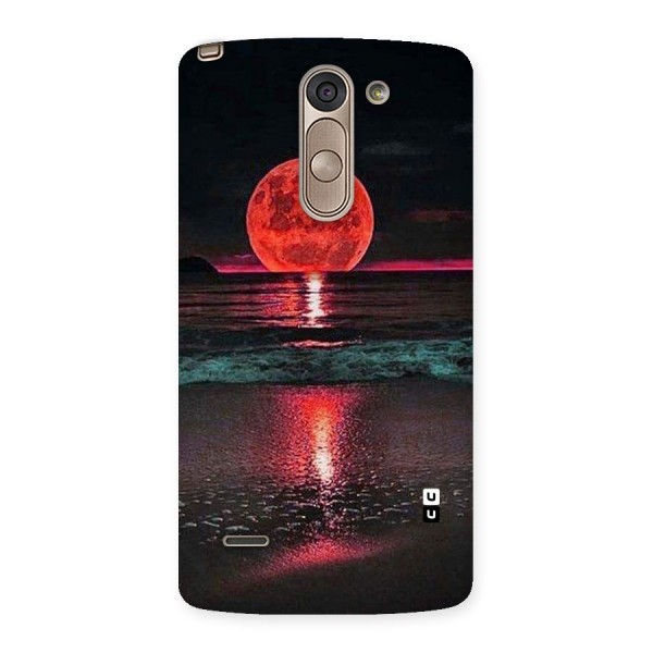 Red Sun Ocean Back Case for LG G3 Stylus