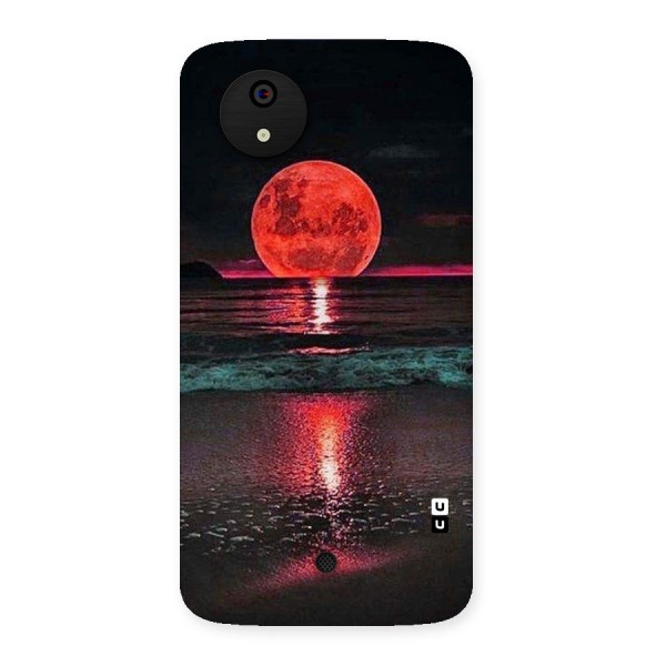 Red Sun Ocean Back Case for Micromax Canvas A1
