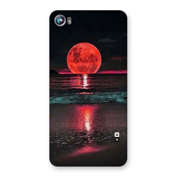Red Sun Ocean Back Case for Micromax Canvas Fire 4 A107