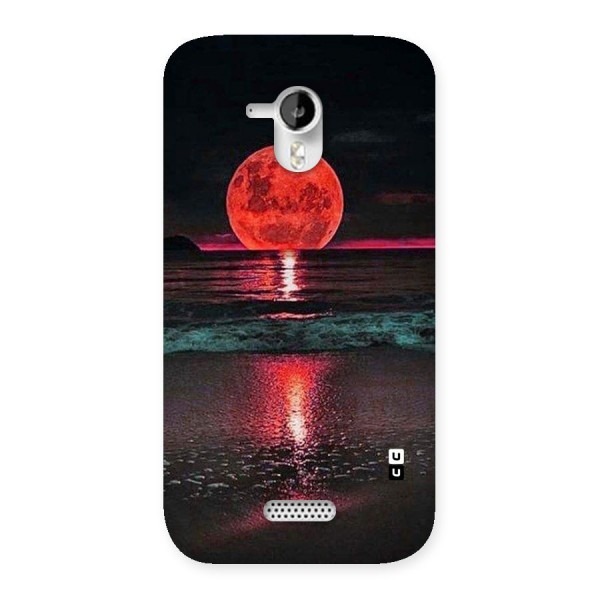 Red Sun Ocean Back Case for Micromax Canvas HD A116
