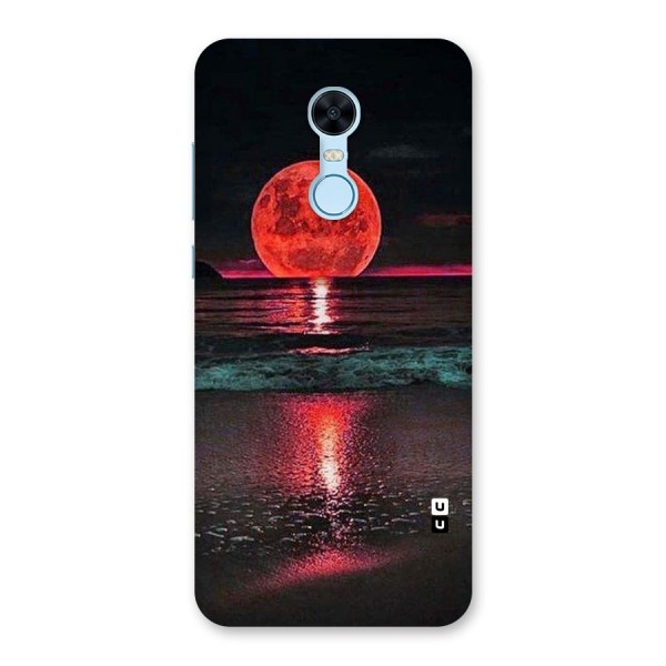 Red Sun Ocean Back Case for Redmi Note 5
