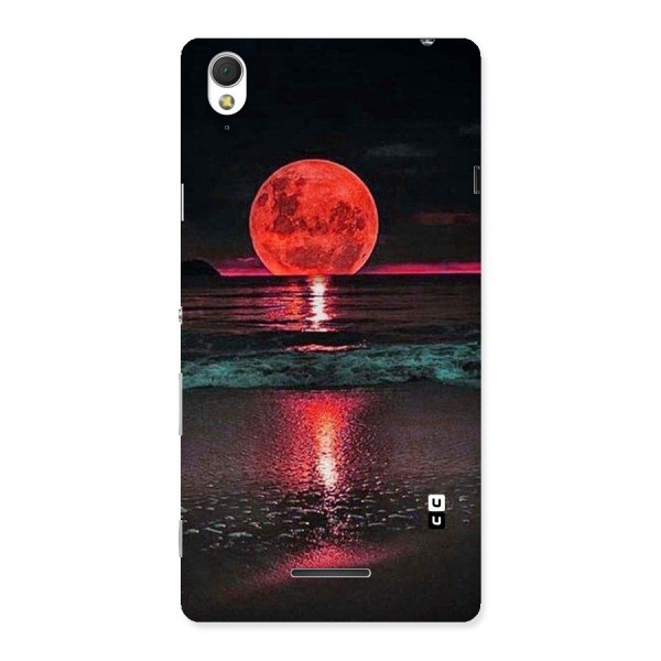 Red Sun Ocean Back Case for Sony Xperia T3