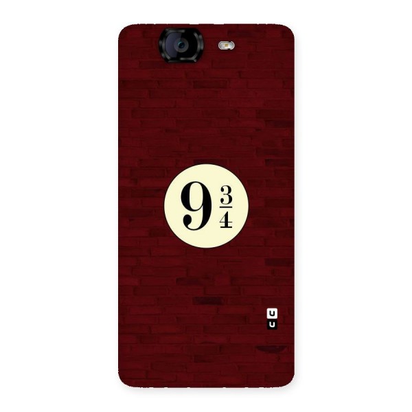 Red Wall Express Back Case for Canvas Knight A350