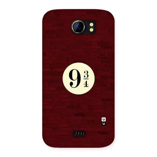 Red Wall Express Back Case for Micromax Canvas 2 A110
