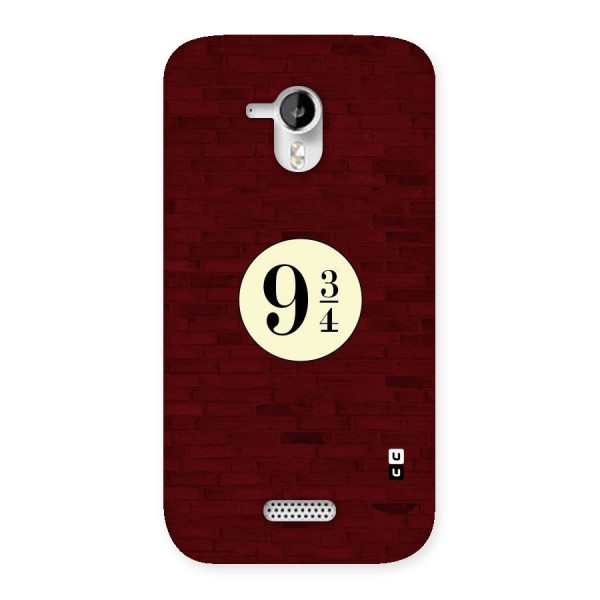 Red Wall Express Back Case for Micromax Canvas HD A116