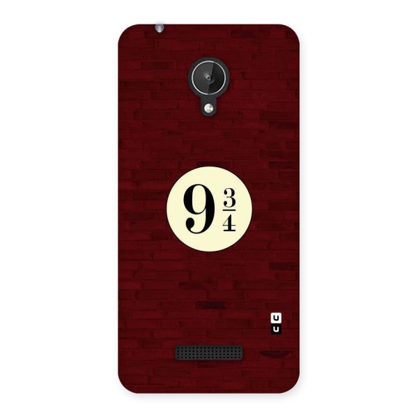 Red Wall Express Back Case for Micromax Canvas Spark Q380