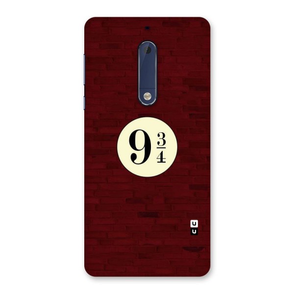 Red Wall Express Back Case for Nokia 5