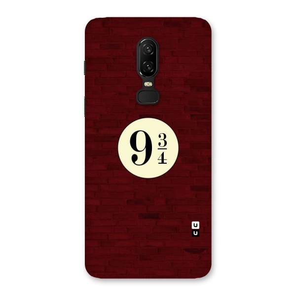 Red Wall Express Back Case for OnePlus 6