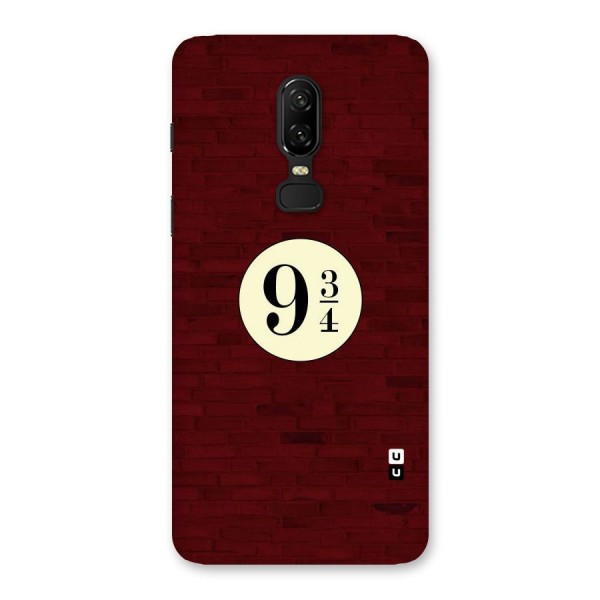 Red Wall Express Back Case for OnePlus 6