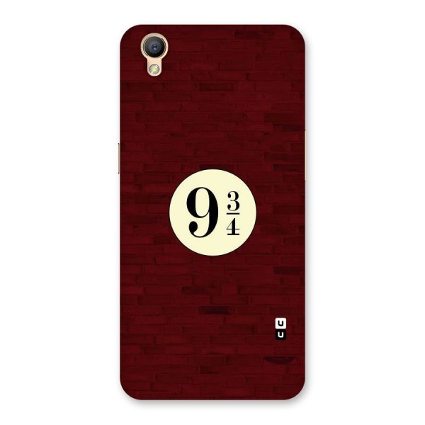 Red Wall Express Back Case for Oppo A37