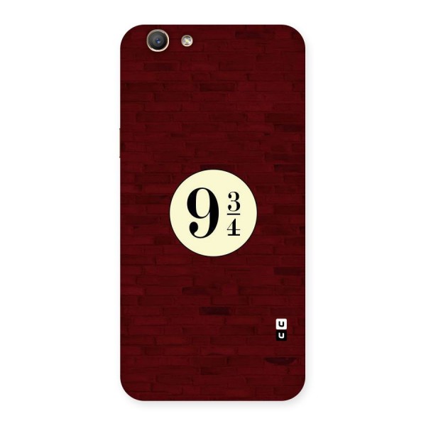 Red Wall Express Back Case for Oppo F1s