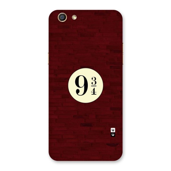 Red Wall Express Back Case for Oppo F3