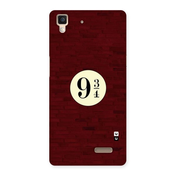 Red Wall Express Back Case for Oppo R7