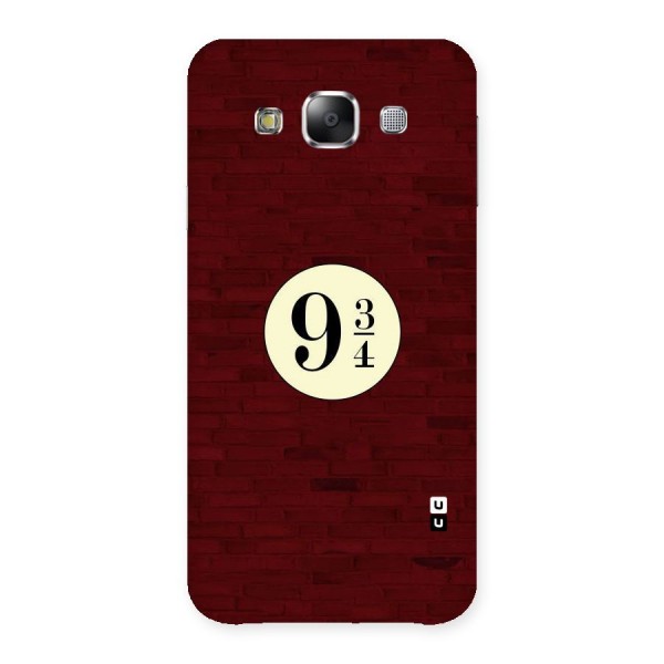 Red Wall Express Back Case for Samsung Galaxy E5