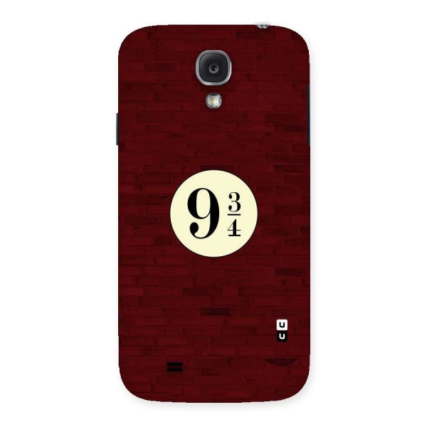 Red Wall Express Back Case for Samsung Galaxy S4