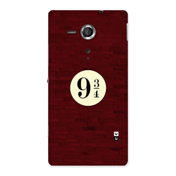 Red Wall Express Back Case for Sony Xperia SP