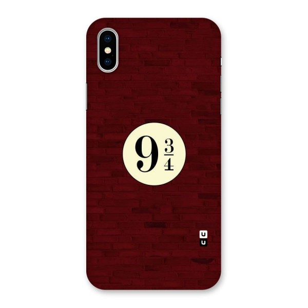 Red Wall Express Back Case for iPhone XS