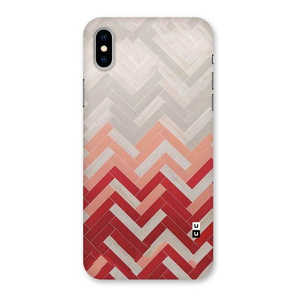 Reds and Greys Back Case for iPhone X