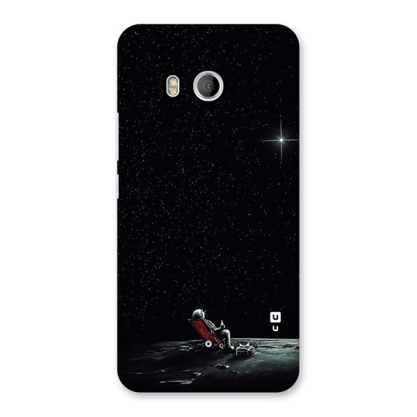 Resting Spaceman Face Back Case for HTC U11
