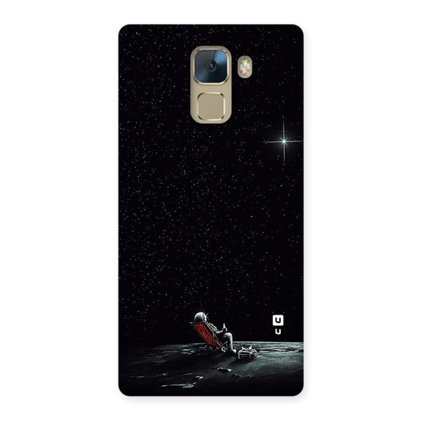 Resting Spaceman Face Back Case for Huawei Honor 7