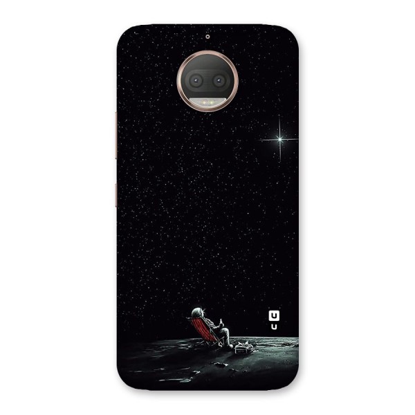 Resting Spaceman Face Back Case for Moto G5s Plus
