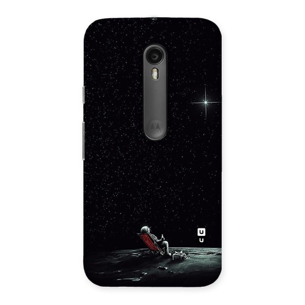 Resting Spaceman Face Back Case for Moto G Turbo
