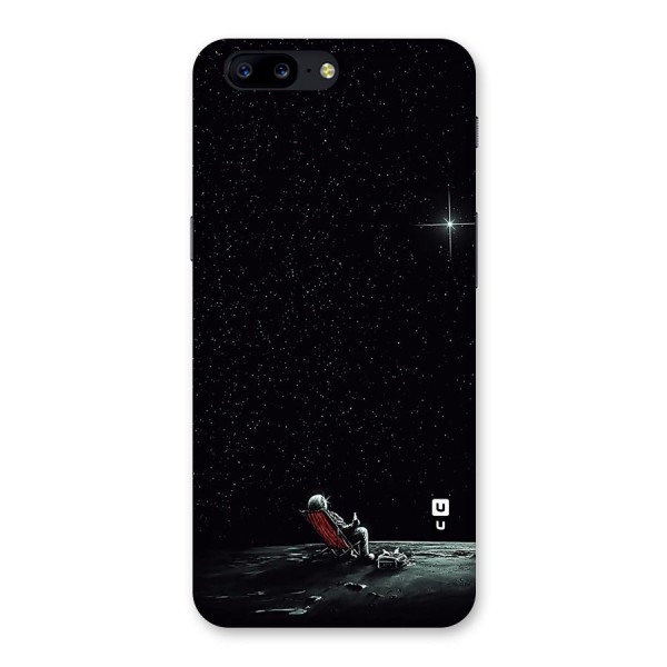 Resting Spaceman Face Back Case for OnePlus 5