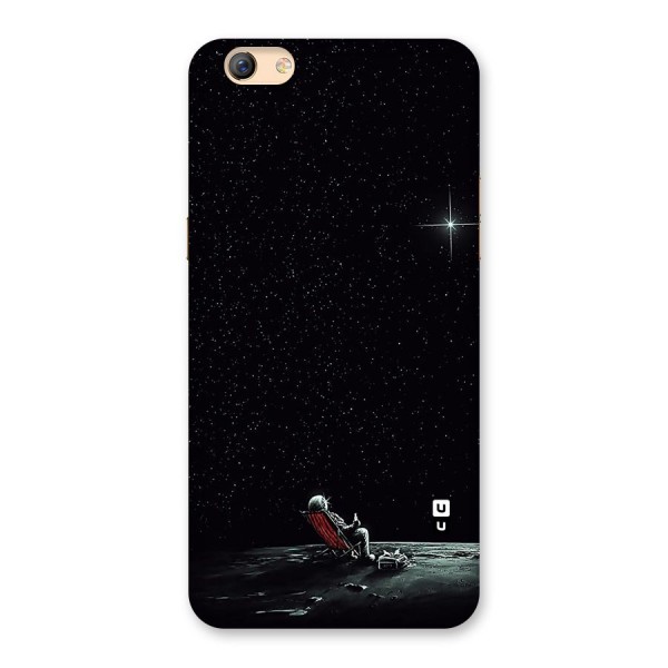 Resting Spaceman Face Back Case for Oppo F3 Plus