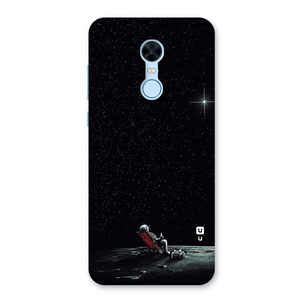 Resting Spaceman Face Back Case for Redmi Note 5