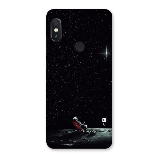 Resting Spaceman Face Back Case for Redmi Note 5 Pro