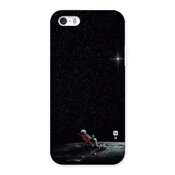Resting Spaceman Face Back Case for iPhone 5 5S