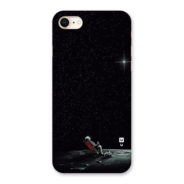 Resting Spaceman Face Back Case for iPhone 8