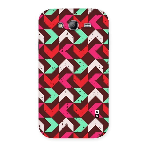 Retro Red Pink Pattern Back Case for Galaxy Grand Neo Plus